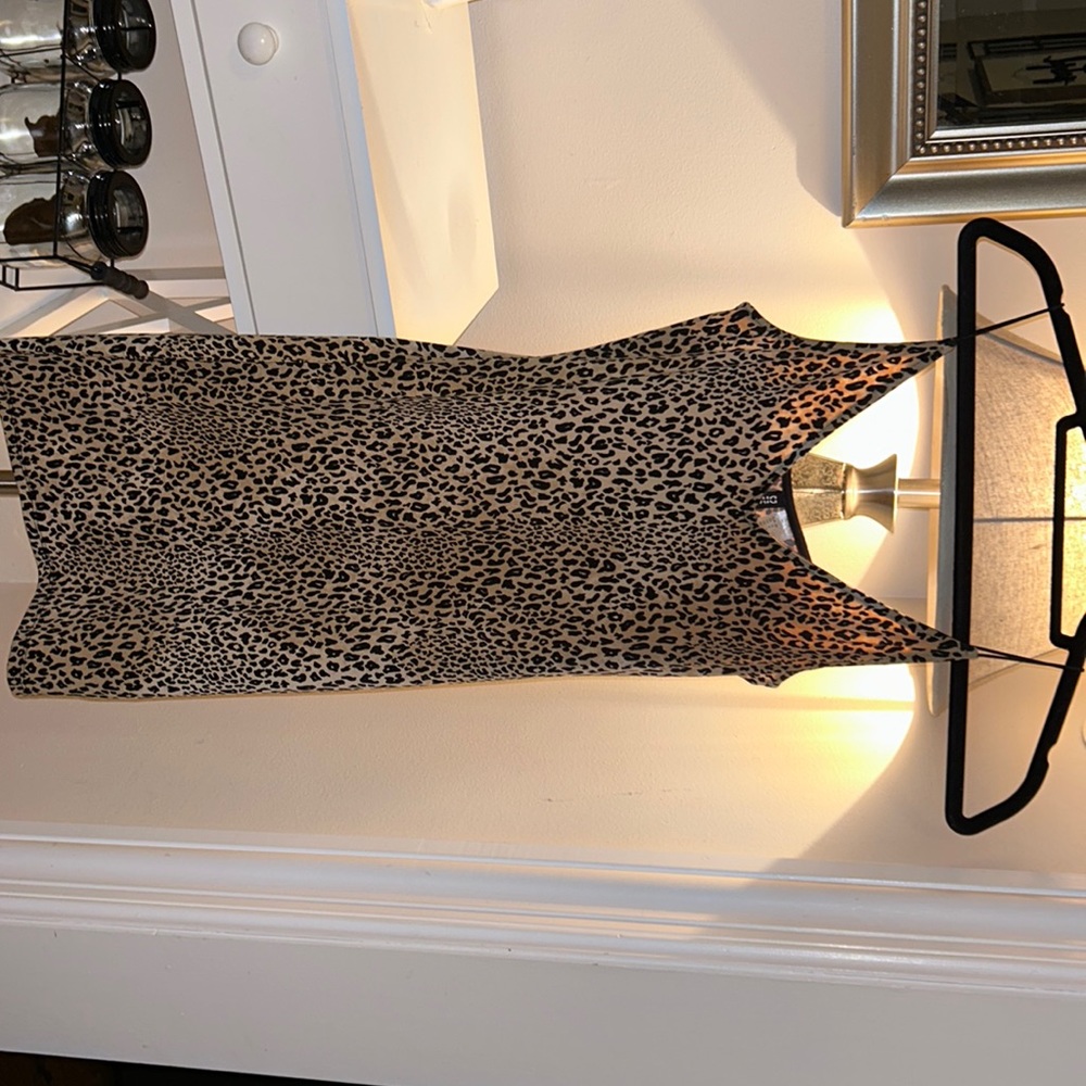 H&m size 4 leopard print dress brand new with tags